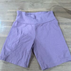 Full Tilt Lavender Bike Shorts. Sporty, athletic, cozy, Summer, Spring